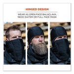 Load image into Gallery viewer, N-ferno 6955 Insulated 3-layer Balaclava Face Mask, Polartec Fr Pwr Grid Fleece/poly-spandex,black,ships In 1-3 Business Days