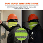 Load image into Gallery viewer, N-ferno 6961 Reflective Winter Neck Gaiter, One Size Fits Most, Lime, Ships In 1-3 Business Days