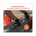 Load image into Gallery viewer, Proflex 7001 Nitrile-coated Gloves, Black, Large, 144 Pairs/pack, Ships In 1-3 Business Days