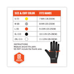 Load image into Gallery viewer, Proflex 7001 Nitrile-coated Gloves, Black, Large, 144 Pairs/pack, Ships In 1-3 Business Days