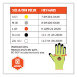Load image into Gallery viewer, Proflex 7021-case Hi-vis Nitrile Coated Cr Gloves, Lime, Small, 144 Pairs/carton, Ships In 1-3 Business Days