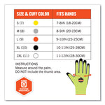 Load image into Gallery viewer, Proflex 7021-case Hi-vis Nitrile Coated Cr Gloves, Lime, Medium, 144 Pairs/carton, Ships In 1-3 Business Days