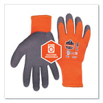 Load image into Gallery viewer, Proflex 7401-case Coated Lightweight Winter Gloves, Orange, Medium, 144 Pairs/carton, Ships In 1-3 Business Days