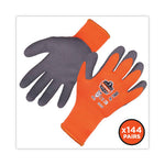 Load image into Gallery viewer, Proflex 7401 Coated Lightweight Winter Gloves, Orange, Large, 144 Pairs, Ships In 1-3 Business Days