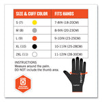 Load image into Gallery viewer, Proflex 7001 Nitrile-coated Gloves, Black, 2x-large, Pair, Ships In 1-3 Business Days
