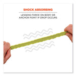 Load image into Gallery viewer, Squids 3100 Lanyard W/aluminum Carabiner + Cinch-loop, 10 Lb Max Work Capacity, 35" To 45", Lime, Ships In 1-3 Business Days