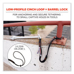 Load image into Gallery viewer, Squids 3105 Tool Lanyard W/aluminum Carabiner+cinch-loop, 15lb Max Work Cap,32" To 48",black,10/pk,ships In 1-3 Business Days