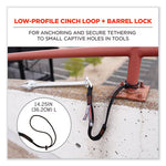 Load image into Gallery viewer, Squids 3105 Tool Lanyard W/aluminum Carabiner+cinch-loop, 15lb Max Work Cap, 32" To 48", Bk,100/pk,ships In 1-3 Business Days