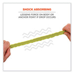 Load image into Gallery viewer, Squids 3100 Lanyard W/aluminum Carabiner + Cinch-loop, 10 Lb Max Work Capacity, 42" To 54", Lime, Ships In 1-3 Business Days