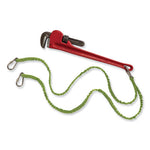 Load image into Gallery viewer, Squids 3311 Twin-leg Tool Lanyard With Three Carabiners, 15lb Max Work Capacity, 35" To 42", Lime, Ships In 1-3 Business Days