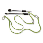 Load image into Gallery viewer, Squids 3311 Twin-leg Tool Lanyard With Three Carabiners, 15lb Max Work Capacity, 35" To 42", Lime, Ships In 1-3 Business Days