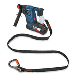 Load image into Gallery viewer, Squids 3129 Tool Lanyard W/double-locking Swivel Carabiner+loop, 40 Lb Max Work Cap, 76", Black, Ships In 1-3 Business Days