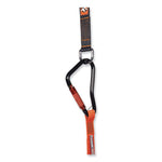 Load image into Gallery viewer, Squids 3148 Tool Lanyard W/xl Carabiner+threaded Loop, 80 Lb Max Work Capacity, 76", Orange/black, Ships In 1-3 Business Days