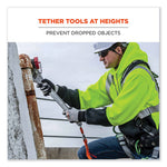 Load image into Gallery viewer, Squids 3149 Tool Lanyard With Xl + Swivel Carabiners, 80 Lb Max Work Capacity, 76", Orange/black, Ships In 1-3 Business Days