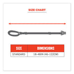 Load image into Gallery viewer, Squids 3155 Elastic Lanyard With Clamp, 2 Lb Max Working Capacity, 18" To 48" Long, Lime, Ships In 1-3 Business Days