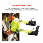Load image into Gallery viewer, Squids 3155 Elastic Lanyard With Clamp, 2 Lb Max Working Capacity, 18" To 48" Long, Lime, Ships In 1-3 Business Days