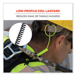 Load image into Gallery viewer, Squids 3158 Coiled Lanyard With Clamp, 2 Lb Max Working Capacity, 12" To 48" Long, Black, Ships In 1-3 Business Days