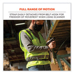 Load image into Gallery viewer, Squids 3135 Barcode Scanner Belt With Hook + Adaptor Strap, Large: 48" To 80" Long, Black, Ships In 1-3 Business Days