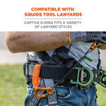 Load image into Gallery viewer, Squids 3172 Anchor Strap Hook/loop Closure For Tool Tethering, 5 Lb Max, 5" Long, Orange, 2/pack, Ships In 1-3 Bus Days