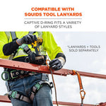 Load image into Gallery viewer, Squids 3174 Anchor Choke Strap For Tool Tethering, 25 Lb Max Safe Working Capacity, 15" Long, Orange, Ships In 1-3 Bus Days