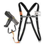Load image into Gallery viewer, Squids 3138 Padded Barcode Scanner Lanyard Harness, 27" Arm Straps,18.5" Lanyard,black/orange/gray,ships In 1-3 Business Days