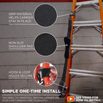 Load image into Gallery viewer, Arsenal 5302 Ladder Shoulder Lifting Strap, Supports Up To 100 Lb, 2 X 4 X 10.5, Black, Ships In 1-3 Business Days