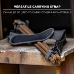 Load image into Gallery viewer, Arsenal 5302 Ladder Shoulder Lifting Strap, Supports Up To 100 Lb, 2 X 4 X 10.5, Black, Ships In 1-3 Business Days