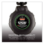 Load image into Gallery viewer, Squids 3000 Retractable Tool Lanyard With Carabiner Anchor, 1 Lb Working Capacity, 48", Black, Ships In 1-3 Business Days