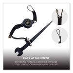 Load image into Gallery viewer, Squids 3001 Retractable Tool Lanyard W/choking-loop Tool Tether+carabiner Anchor, 2lb Capacity,48",ships In 1-3 Business Days