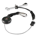 Load image into Gallery viewer, Squids 3001 Retractable Tool Lanyard W/choking-loop Tool Tether+carabiner Anchor, 2lb Capacity,48",ships In 1-3 Business Days