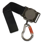 Load image into Gallery viewer, Squids 3002 Retractable Lanyard W/carabiner+belt-loop Anchor, 2 Lb Max Work Cap, 6" To 48", Gray, Ships In 1-3 Business Days