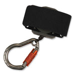Load image into Gallery viewer, Squids 3002 Retractable Lanyard W/carabiner+belt-loop Anchor, 2 Lb Max Work Cap, 6" To 48", Gray, Ships In 1-3 Business Days
