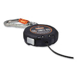 Load image into Gallery viewer, Squids 3011 Retractable Lanyard W/tool+swivel Anchor Carabiners, 8 Lb Max Work Cap, 48", Black, Ships In 1-3 Business Days