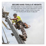 Load image into Gallery viewer, Squids 3011 Retractable Lanyard W/tool+swivel Anchor Carabiners, 8 Lb Max Work Cap, 48", Black, Ships In 1-3 Business Days