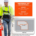 Load image into Gallery viewer, 3201 Harness Plus 4 Ft Travel Restraint Lanyard 3197/3198, Ships In 1-3 Business Days