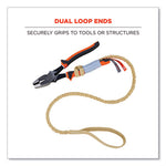 Load image into Gallery viewer, Squids 3120 Burn+cr Aramid Tool Lanyard W/loop Ends, 10 Lb Max Work Capacity, 38" To 48", Yellow, Ships In 1-3 Business Days