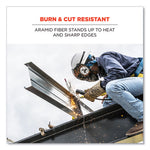 Load image into Gallery viewer, Squids 3121 Burn+cr Aramid Tool Lanyard W/steel Carabiners, 10lb Max Work Cap, 38" To 48", Yellow, Ships In 1-3 Business Days