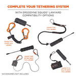 Load image into Gallery viewer, Squids 3745 Tool Grip And Tether Attachment Point, 1 Lb Max Working Capacity, 5.5" Long, Black, 2/pack, Ships In 1-3 Bus Days