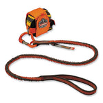 Load image into Gallery viewer, Squids 3100f(x) Tool Lanyard W/aluminum Carabiner+loop, 10 Lb Max Work Cap, 38" To 48",orange/gray,ships In 1-3 Business Days
