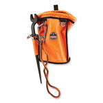 Load image into Gallery viewer, Squids 3108f(x)tool Lanyard W/locking Aluminum Carabiner+loop, 15lb Max Work Cap, 38" To 48",or/gy,ships In 1-3 Business Days