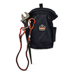 Load image into Gallery viewer, Squids 3110f(x) Tool Lanyard W/aluminum Carabiners, 10lb Max Work Capacity, 38" To 48",orange/gray,ships In 1-3 Business Days