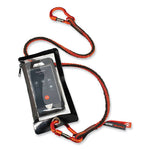 Load image into Gallery viewer, Squids 3110f(x) Tool Lanyard W/aluminum Carabiners, 10lb Max Work Capacity, 38" To 48",orange/gray,ships In 1-3 Business Days