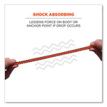 Load image into Gallery viewer, Squids 3111f(x) Tool Lanyard W/stainlesssteel Carabiners,15lb Max Work Cap, 38" To 48",orange/gray,ships In 1-3 Business Days