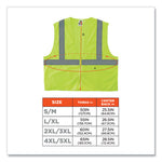 Load image into Gallery viewer, Glowear 8205z Class 2 Super Economy Mesh Vest, Polyester, Lime, 2x-large/3x-large, Ships In 1-3 Business Days