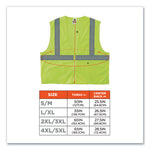 Load image into Gallery viewer, Glowear 8205z Class 2 Super Economy Mesh Vest, Polyester, Lime, 4x-large/5x-large, Ships In 1-3 Business Days