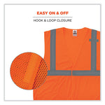 Load image into Gallery viewer, Glowear 8210hl Class 2 Economy Mesh Hook And Loop Vest, Polyester, 4x-large/5x-large, Orange, Ships In 1-3 Business Days