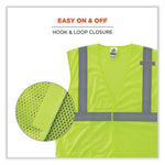 Load image into Gallery viewer, Glowear 8210hl Class 2 Economy Mesh Hook And Loop Vest, Polyester, X-small, Lime, Ships In 1-3 Business Days