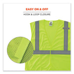 Load image into Gallery viewer, Glowear 8210hl Class 2 Economy Mesh Hook And Loop Vest, Polyester, 2x-large/3x-large, Lime, Ships In 1-3 Business Days