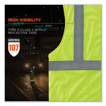 Load image into Gallery viewer, Glowear 8210hl Class 2 Economy Mesh Hook And Loop Vest, Polyester, 4x-large/5x-large, Lime, Ships In 1-3 Business Days