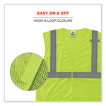 Load image into Gallery viewer, Glowear 8210hl Class 2 Economy Mesh Hook And Loop Vest, Polyester, 4x-large/5x-large, Lime, Ships In 1-3 Business Days